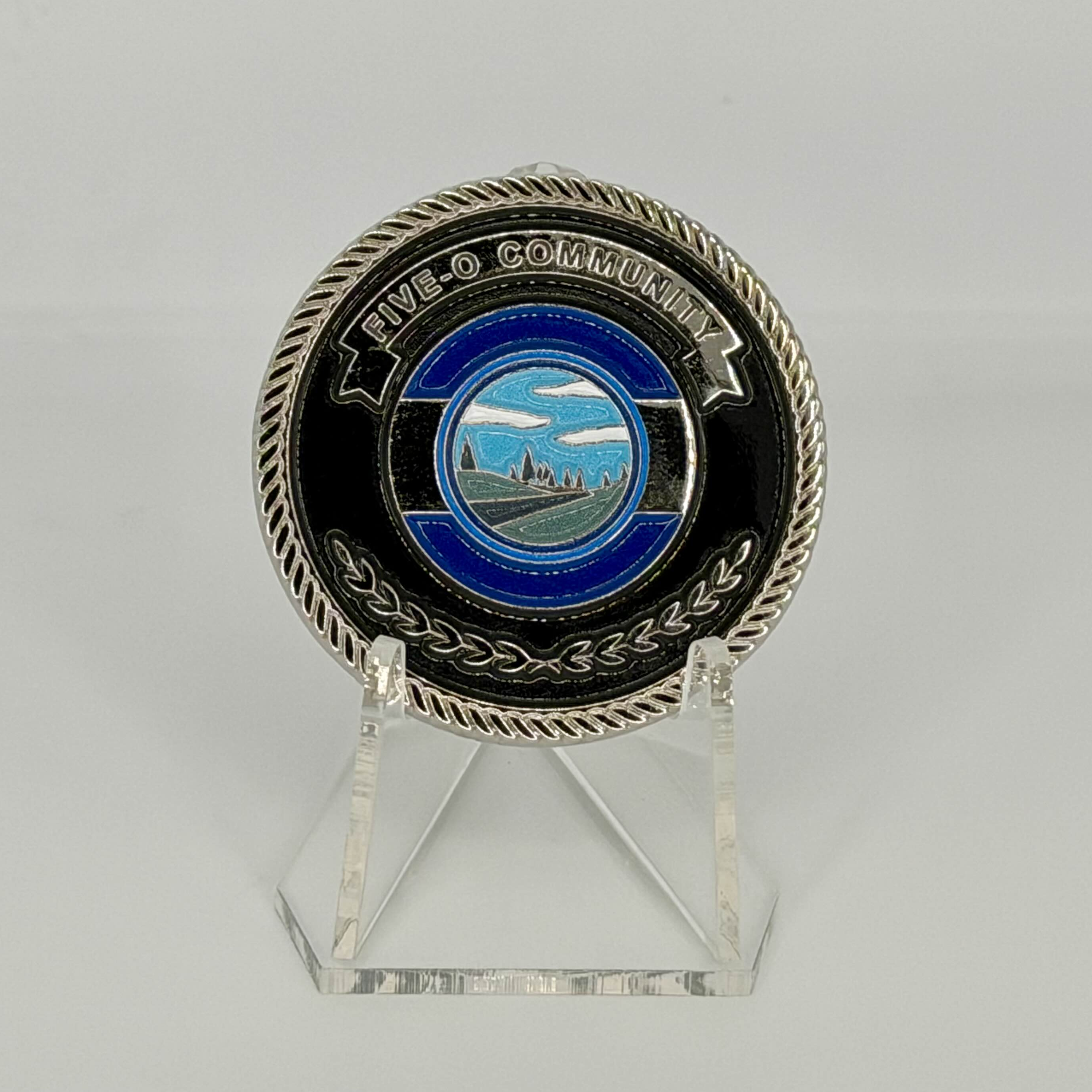 Five-O Agencies Challenge Coin